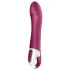 Satisfyer Big Heat - akumulátorový, zohrievací vibrátor na bod G (červený)