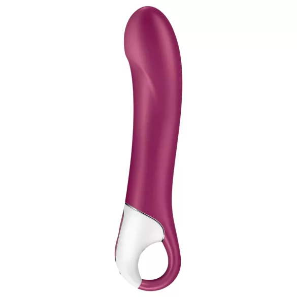 Satisfyer Big Heat - akumulátorový, zohrievací vibrátor na bod G (červený)