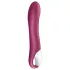 Satisfyer Big Heat - akumulátorový, zohrievací vibrátor na bod G (červený)