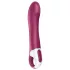 Satisfyer Big Heat - akumulátorový, zohrievací vibrátor na bod G (červený)