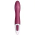 Satisfyer Big Heat - akumulátorový, zohrievací vibrátor na bod G (červený)