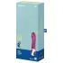 Satisfyer Big Heat - akumulátorový, zohrievací vibrátor na bod G (červený)