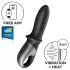Satisfyer Hot Passion - aplikáciou ovládaný vyhrievací análny vibrátor (čierny)