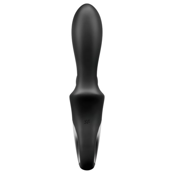 Satisfyer Heat Climax+ - análny vibrátor s ohrevom - čierny