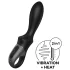 Satisfyer Heat Climax - aplikáciou ovládaný vyhrievaný análny vibrátor (čierny)