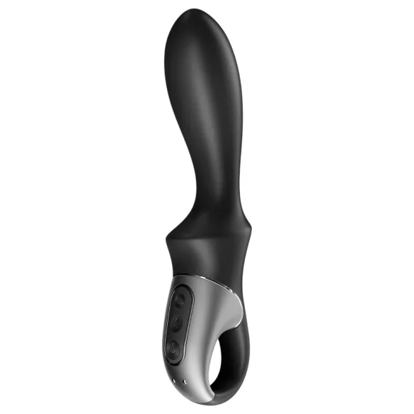 Satisfyer Heat Climax - aplikáciou ovládaný vyhrievaný análny vibrátor (čierny)
