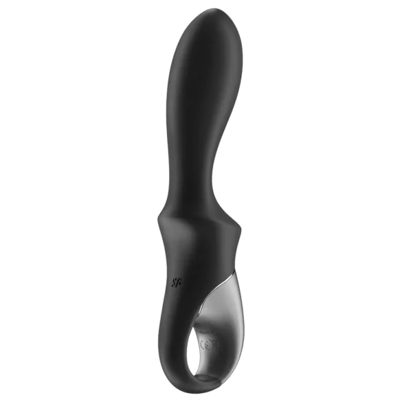 Satisfyer Heat Climax - aplikáciou ovládaný vyhrievaný análny vibrátor (čierny)
