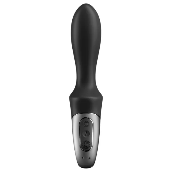 Satisfyer Heat Climax - aplikáciou ovládaný vyhrievaný análny vibrátor (čierny)
