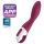 Satisfyer Heated Thrill – inteligentný ohrievací vibrátor (červený)