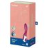 Satisfyer Heated Thrill – inteligentný ohrievací vibrátor (červený)