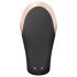 Satisfyer Double Love - inteligentný, diaľkový párový vibrátor (čierny)