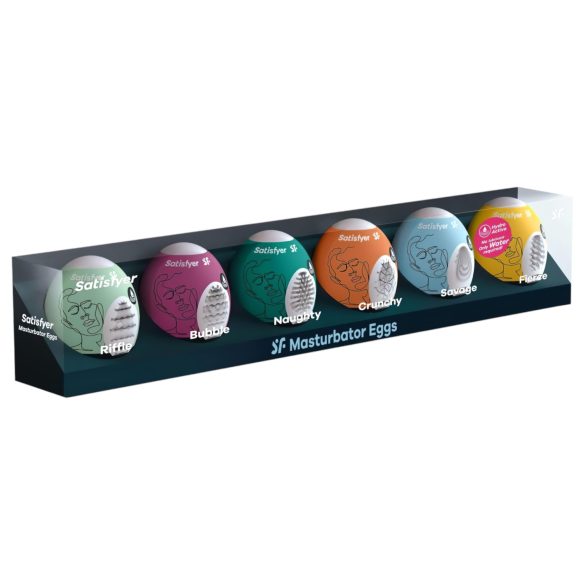Satisfyer Egg Set - masturbátor vajíčko sada - 6 kusov