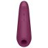 Satisfyer Curvy 1+ - inteligentný vzduchový dráždič klitorisu (červený)