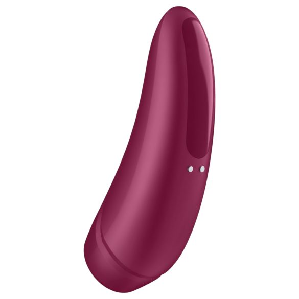 Satisfyer Curvy 1+ - vákuový stimulátor klitorisu - smart funkcia - červený