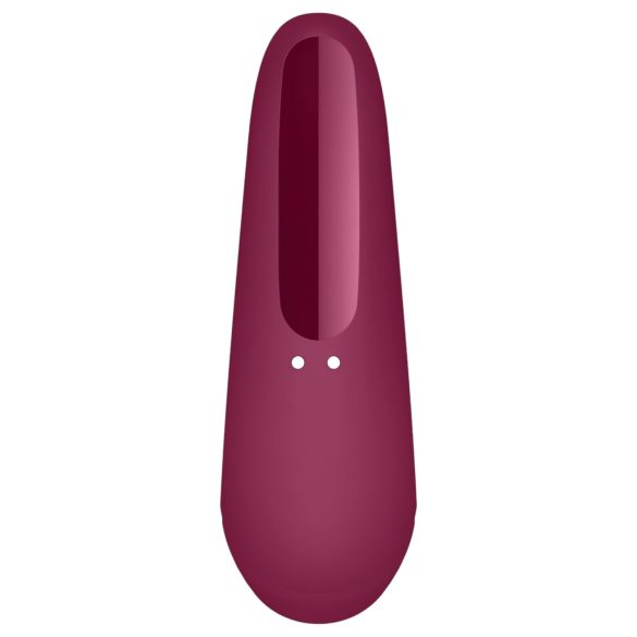 Satisfyer Curvy 1+ - vákuový stimulátor klitorisu - smart funkcia - červený