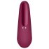 Satisfyer Curvy 1+ - inteligentný vzduchový dráždič klitorisu (červený)