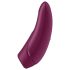 Satisfyer Curvy 1+ - inteligentný vzduchový dráždič klitorisu (červený)