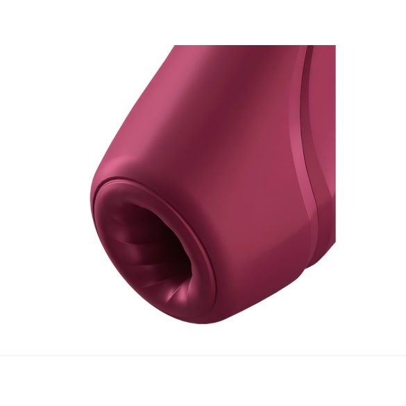 Satisfyer Curvy 1+ - vákuový stimulátor klitorisu - smart funkcia - červený
