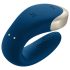 Satisfyer Double Love - inteligentný vibrátor pre páry (modrý)