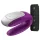 Satisfyer Double Fun - vibrátor pre páry ovládaný aplikáciou (fialový)