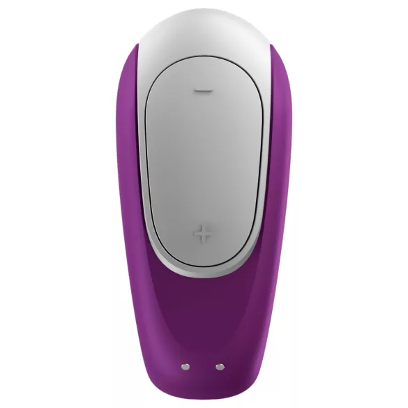 Satisfyer Double Fun - vibrátor pre páry ovládaný aplikáciou (fialový)