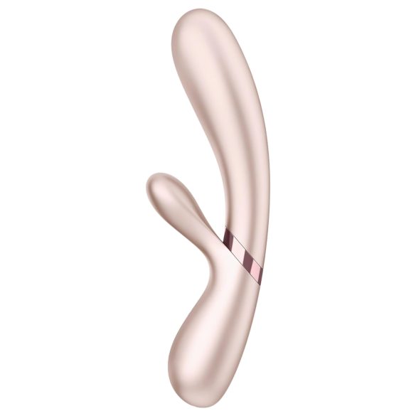 Satisfyer - vibrátor s vyhrievaním - ovládateľný cez aplikáciu - strieborný