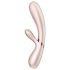 Satisfyer - vibrátor s vyhrievaním - ovládateľný cez aplikáciu - strieborný