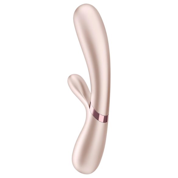 Satisfyer - vibrátor s vyhrievaním - ovládateľný cez aplikáciu - strieborný