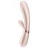 Satisfyer - vibrátor s vyhrievaním - ovládateľný cez aplikáciu - strieborný