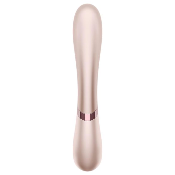 Satisfyer - vibrátor s vyhrievaním - ovládateľný cez aplikáciu - strieborný