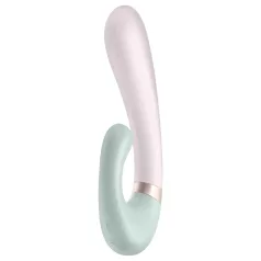   Satisfyer Heat Wave - vibrátor s vyhrievaním a ramenom - mätová