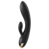 Satisfyer Double Flex - vibrátor s klitoriálnym ramenom ovládaný aplikáciou (čierny)