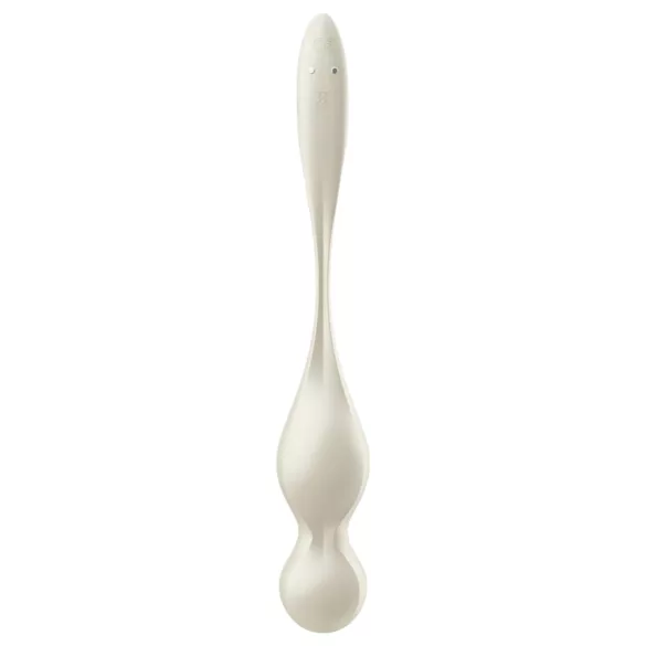 Satisfyer Love Birds 1 - Vibračné venušine guličky ovládané aplikáciou (biele)