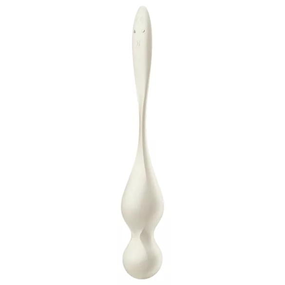 Satisfyer Love Birds 1 - Vibračné venušine guličky ovládané aplikáciou (biele)