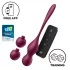 Satisfyer Love Birds Vary - vibrátor typu venušine guličky ovládaný aplikáciou (červený)