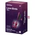 Satisfyer Love Birds Vary - vibrátor typu venušine guličky ovládaný aplikáciou (červený)