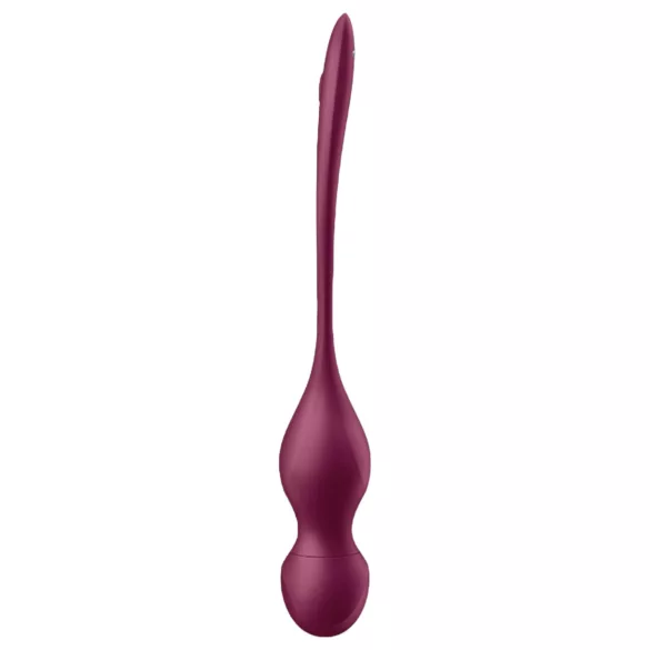 Satisfyer Love Birds Vary - vibrátor typu venušine guličky ovládaný aplikáciou (červený)