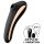Satisfyer Dual Kiss - nabíjateľný vaginálny a klitorálny vibrátor (čierny)