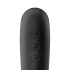 Satisfyer Dual Kiss - nabíjateľný vaginálny a klitorálny vibrátor (čierny)