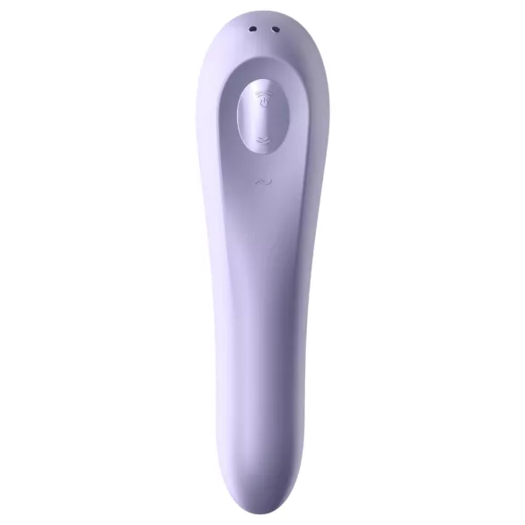 Satisfyer Dual Pleasure - vibrátor s tlakovými vlnami a vibráciou - fialový