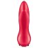 Satisfyer Rotator Plug 1 - análne dildo s korálkami (červené)