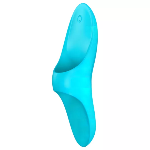 Satisfyer - vibrátor na prst - nabíjateľný, vodotesný - tyrkysový