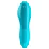 Satisfyer - vibrátor na prst - nabíjateľný, vodotesný - tyrkysový