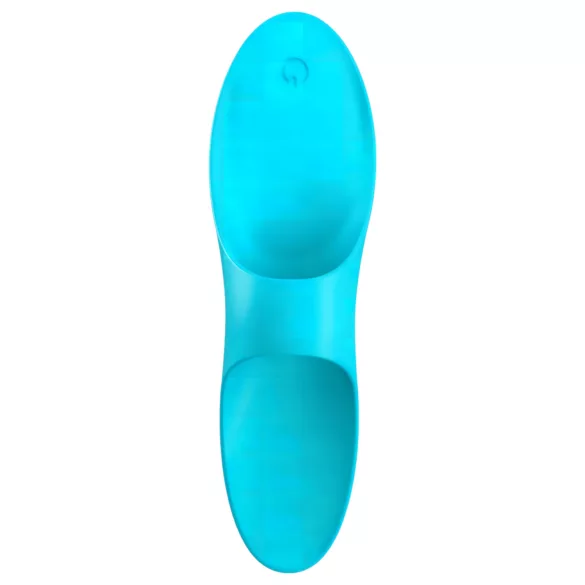 Satisfyer - vibrátor na prst - nabíjateľný, vodotesný - tyrkysový