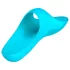 Satisfyer - vibrátor na prst - nabíjateľný, vodotesný - tyrkysový
