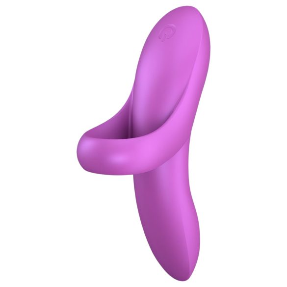 Satisfyer Odvážny Milenec - nabíjací, vodotesný prstový vibrátor (ružový)