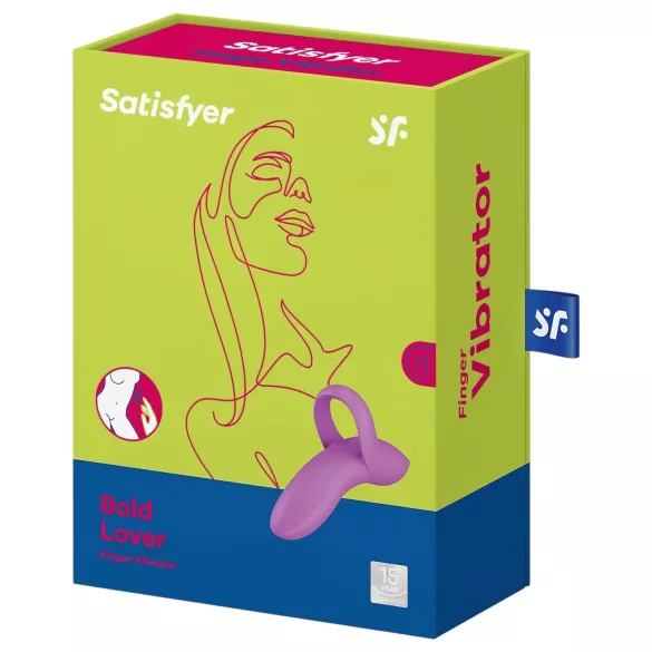 Satisfyer Bold Lover - nabíjateľný vodotesný vibračný prst (ružový)