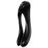 Satisfyer Candy Cane - nabíjateľný, vodotesný dvojitý vibrátor (čierny)