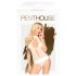 Penthouse Perfect Lover - body s golierom - biela