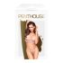 Penthouse Double Spice - čipková podprsenková súprava (telová farba)